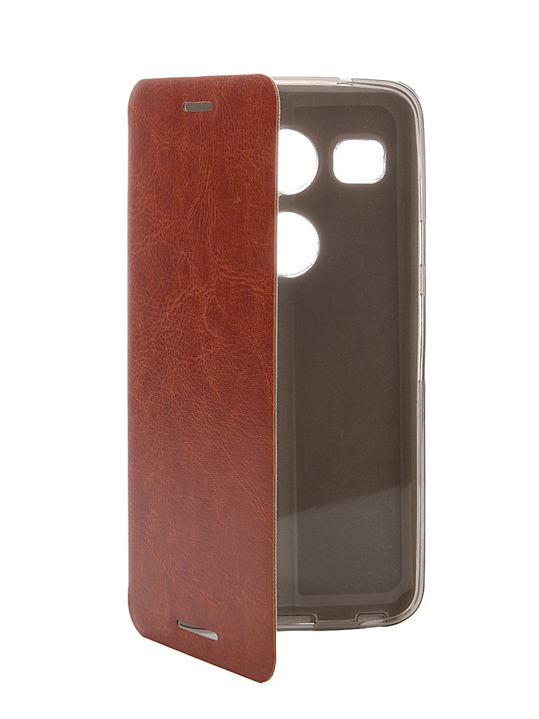  Аксессуар Чехол LG Nexus 5X SkinBox Lux Brown T-S-LN5X-004