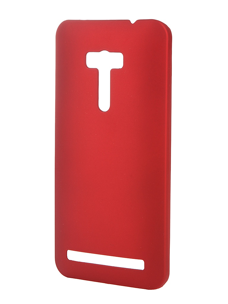  Аксессуар Чехол-накладка ASUS ZenFone Selfie ZD551KL SkinBox 4People Red T-S-AZS-002 + защитная пленка