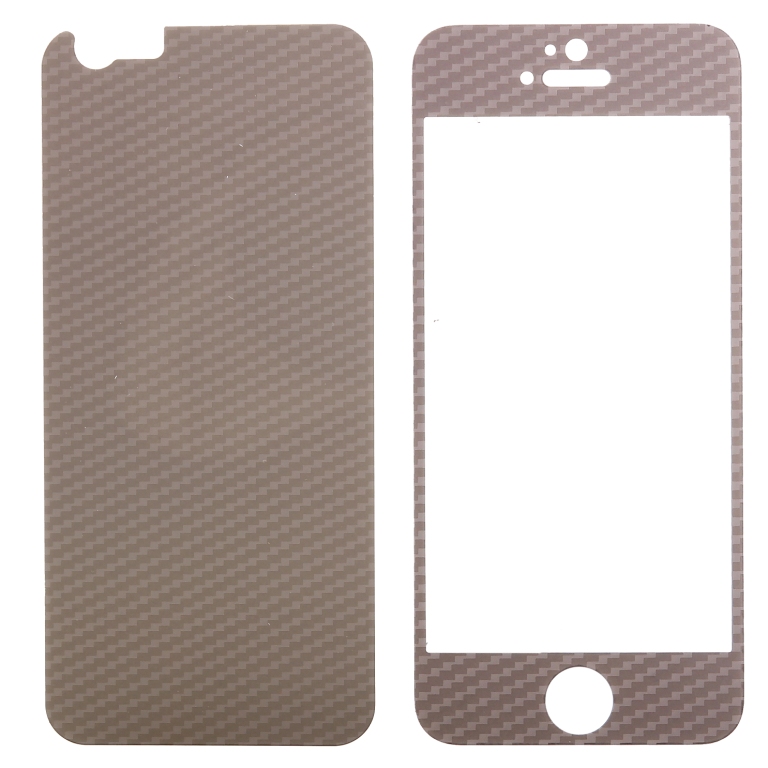  Аксессуар Защитное стекло Activ Glass Carbon Front & Back для APPLE iPhone 6 Gold 55181