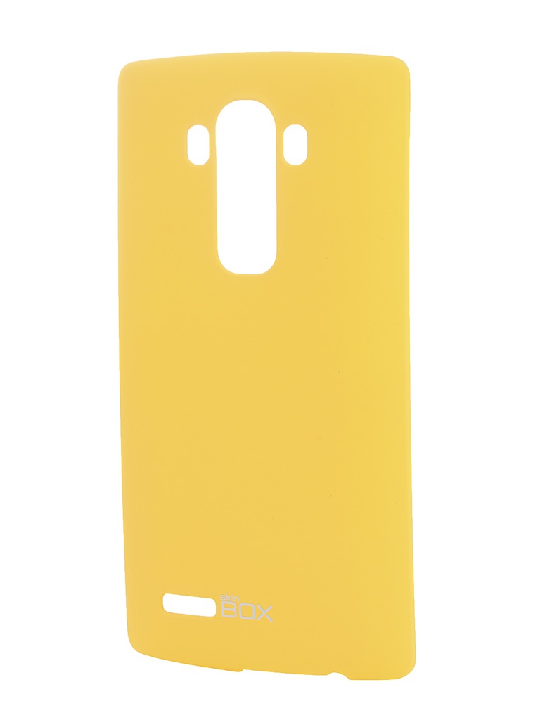  Аксессуар Чехол-накладка LG G4 SkinBox 4People Yellow T-S-LG4-002 + защитная пленка
