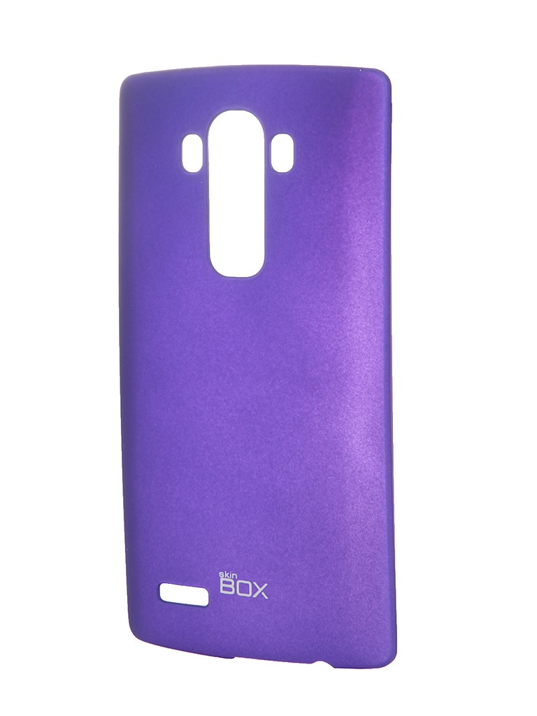  Аксессуар Чехол-накладка LG G4 SkinBox 4People Blue T-S-LG4-002 + защитная пленка