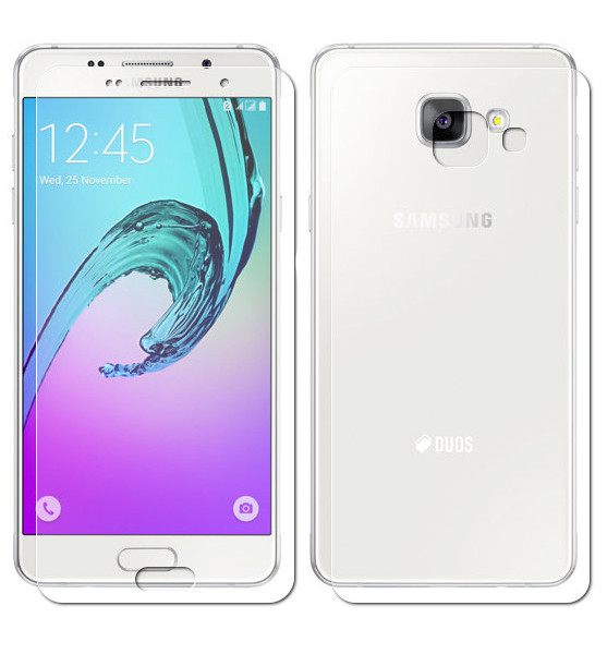 LuxCase Аксессуар Защитная пленка Samsung Galaxy A3 2016 Front&Back LuxCase суперпрозрачная 52548