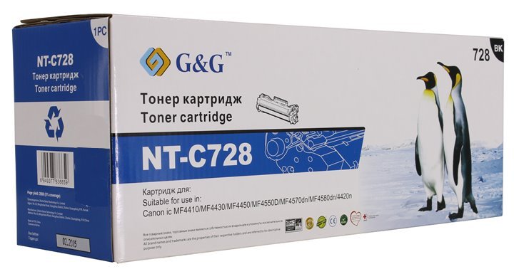  Картридж G&G NT-C728 for Canon MF-4410/4420/4430/4450/4570/4580
