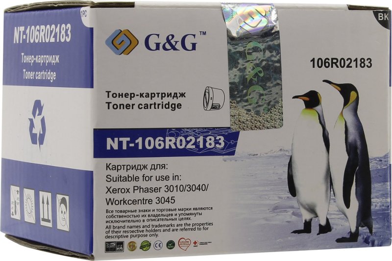  Картридж G&G NT-106R02183 for Xerox Phaser 3010/3040 WorkCentre 3045
