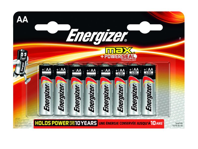 Батарейка AA - Energizer Max AA/LR6 (8 штук)