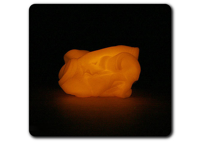  Жвачка для рук Handgum Светящийся оранжевый Glow Lava 70 гр