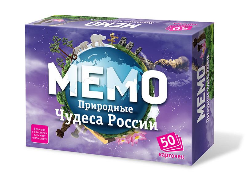  Настольная игра Ranok Creative Мемо Природные чудеса России 7203