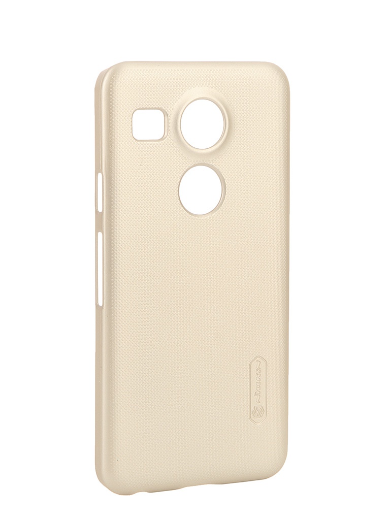  Аксессуар Чехол LG Nexus 5X Nillkin Super Frosted Shield Gold