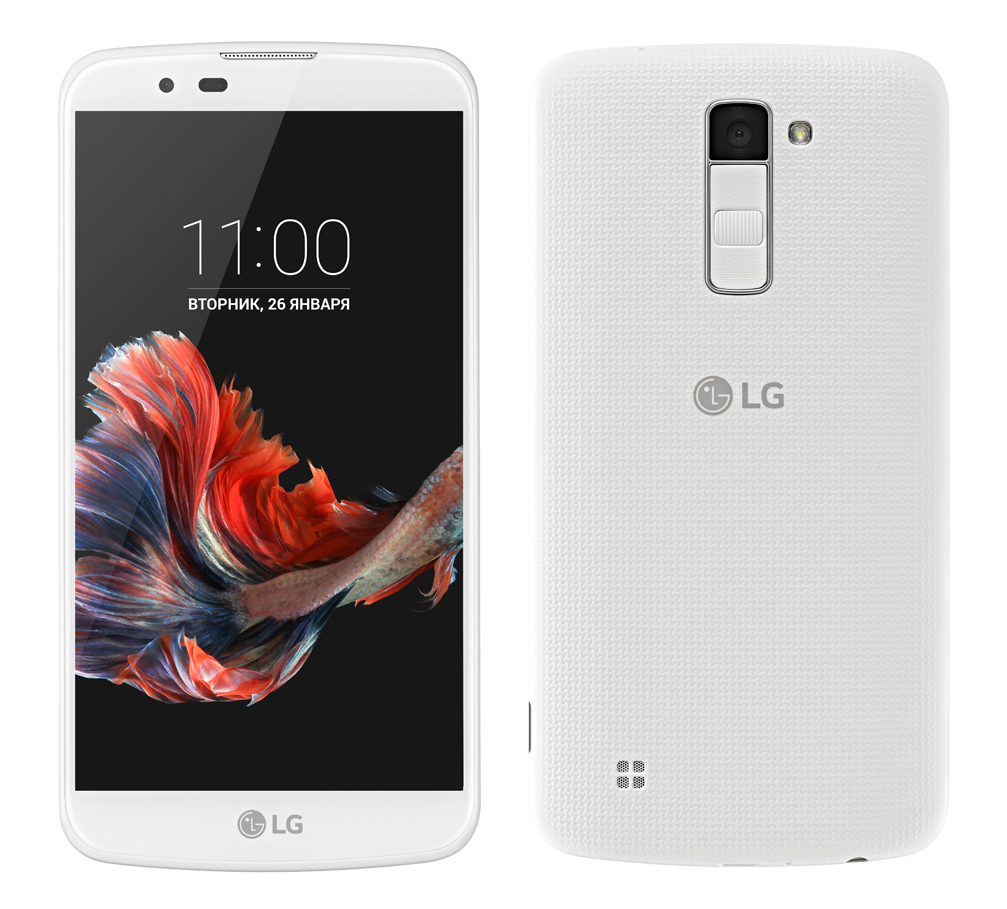 LG K410 K10 White-White