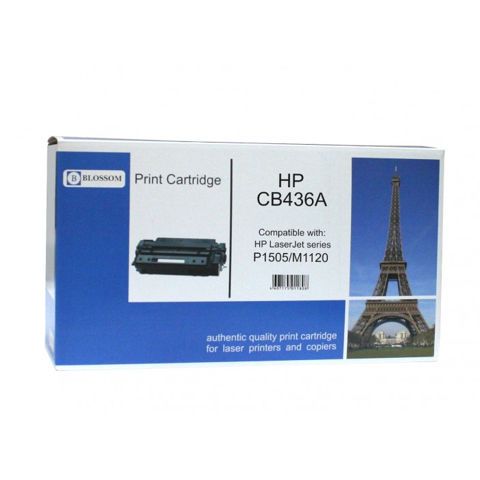  Картридж Blossom BS-HPCB436A Black for HP LJ P1505/1522/M1120