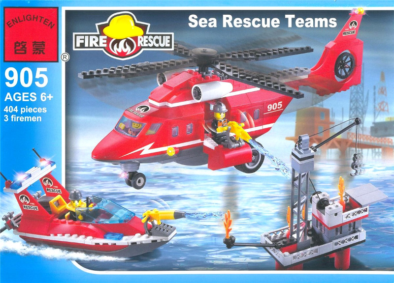  Конструктор Enlighten Fire Rescue Г45471