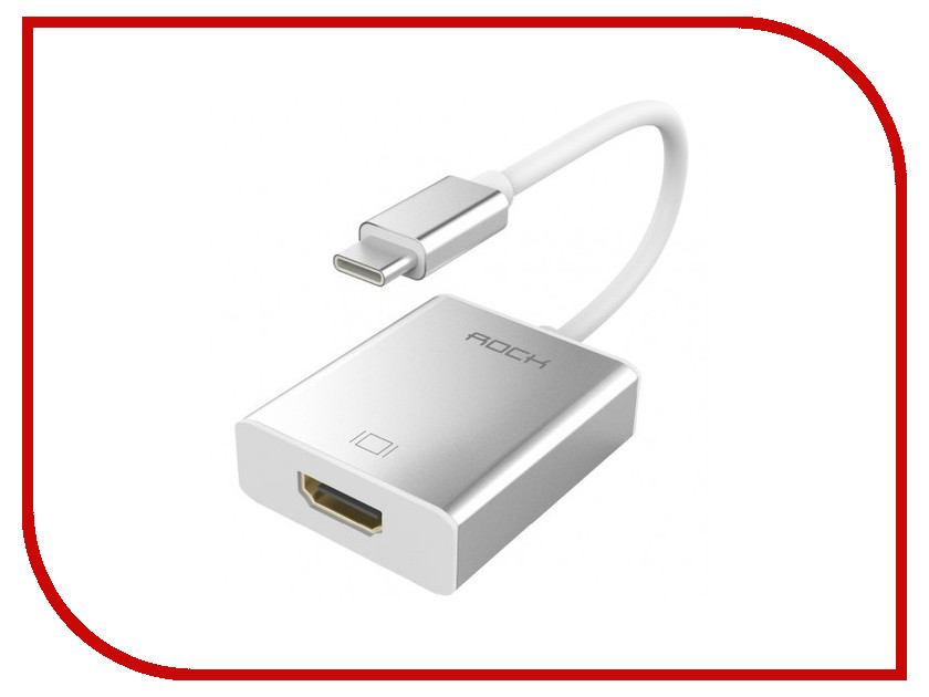  Rock Type-C to HDMI RCB0417 Silver