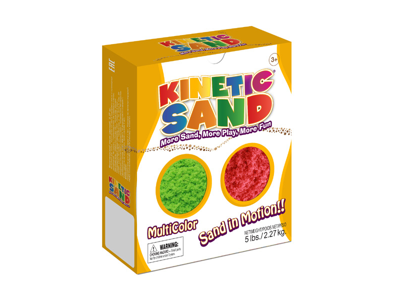  Живой песок Waba Fun Kinetic Sand 2.27 кг Green / Red 150-604