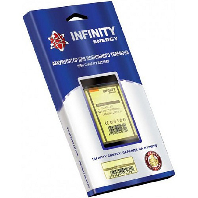 Infinity Аксессуар Аккумулятор Alcatel One Touch 6033X Infinity TLP018C2 1800 mAh