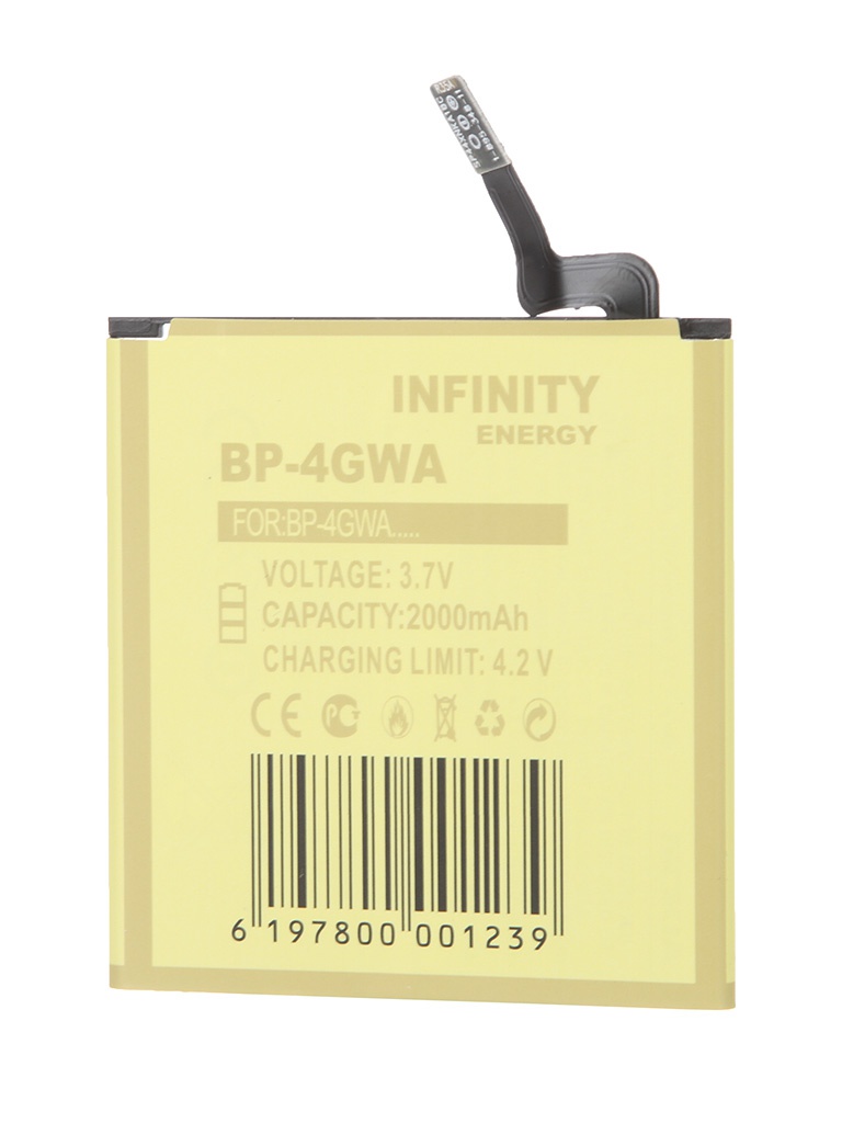 Infinity Аксессуар Аккумулятор Nokia BP-4GWA Lumia 720 Infinity 2000 mAh