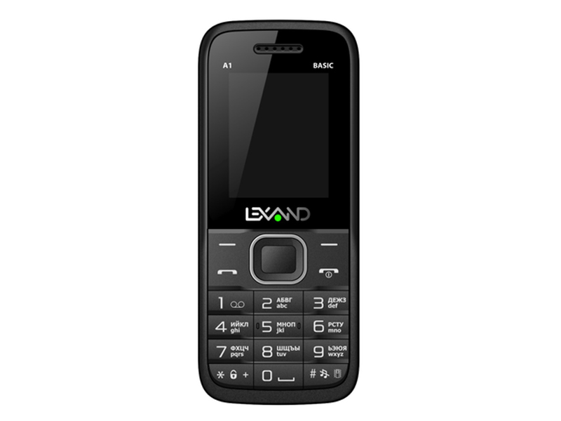 Сотовый телефон Lexand A1 Basic Black