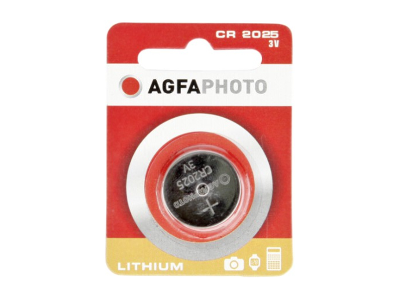  Батарейка AgfaPhoto CR2025 (1 штука)