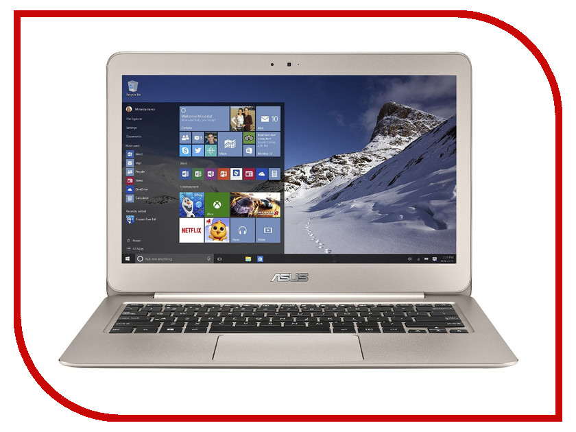  ASUS Zenbook UX305UA-FC049T 90NB0AB5-M02350 (Intel Core i5-6200U 2.3 GHz / 4096Mb / 256Gb SSD / No ODD / Intel HD Graphics / Wi-Fi / Bluetooth / Cam / 13.3 / 1920x1080 / Windows 10 64-bit)
