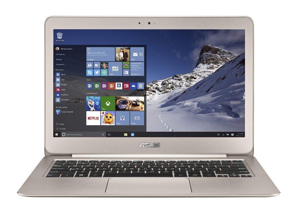 Asus Ноутбук ASUS Zenbook UX305UA-FC049T 90NB0AB5-M02350 Intel Core i5-6200U 2.3 GHz/4096Mb/256Gb SSD/No ODD/Intel HD Graphics/Wi-Fi/Bluetooth/Cam/13.3/1920x1080/Windows 10 64-bit