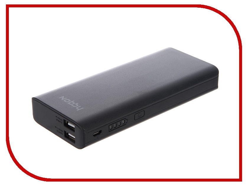  Nobby Energy PB-008 2 USB 10000mAh Black 08454