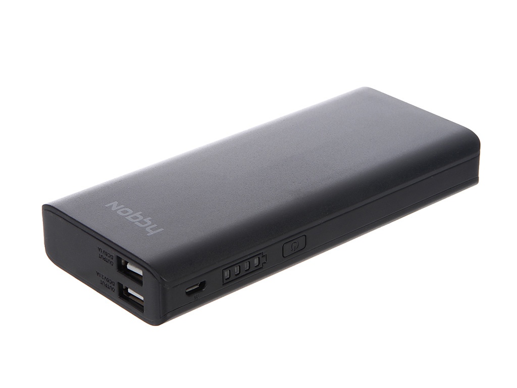  Аккумулятор Nobby Energy PB-008 2 USB 10000 mAh Black 08454