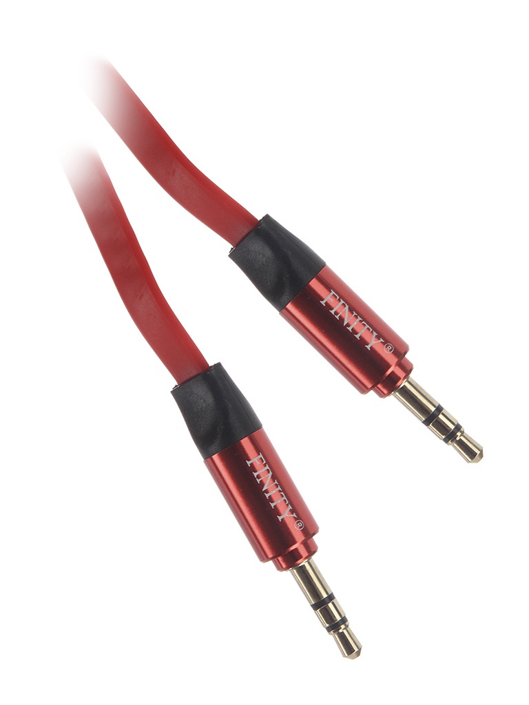  Аксессуар Finity Luxe AUX Jack 3.5mm 1m Red