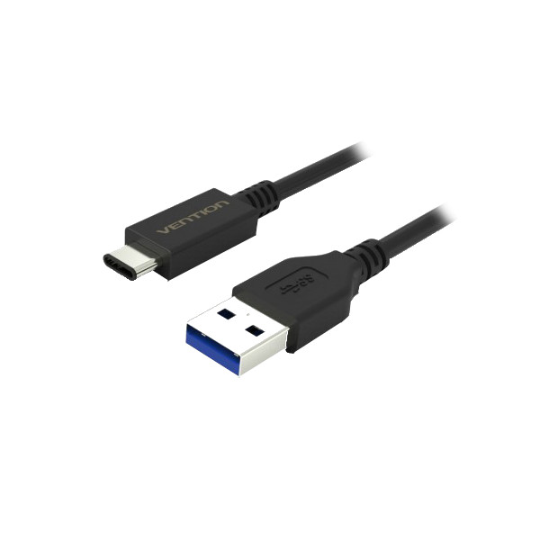  Аксессуар Vention USB Type C M / USB 3.0 AM 1m Black VAS-A31-B100