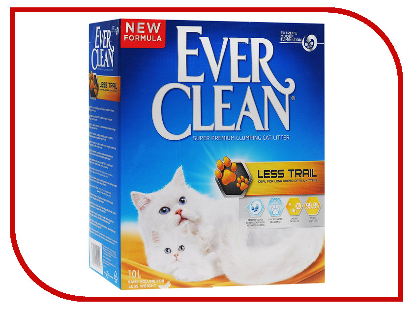 Наполнитель Ever Clean Less Trail 10kg 25346