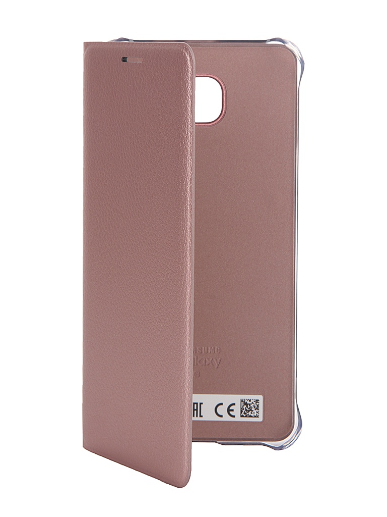 Samsung Аксессуар Чехол Samsung Galaxy A5 2016 Flip Wallet Cover Pink-Gold EF-WA510PZEGRU