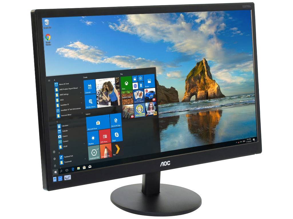 Монитор AOC e2270swn Black
