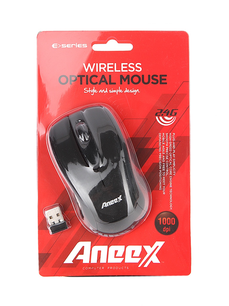  Мышь беспроводная Aneex E-WM495 USB
