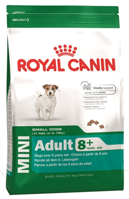  Корм ROYAL CANIN MINI Adult 8+ 2kg 55853 для собак