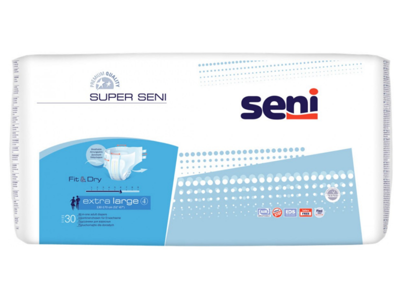  Подгузники Seni Super Extra Large 30шт SE-094-XL30-JA1