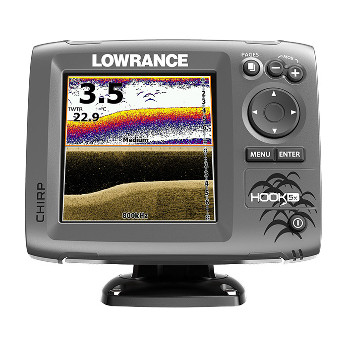Lowrance Эхолот Lowrance Hook-5x Mid/High/DownScan 000-12653-001