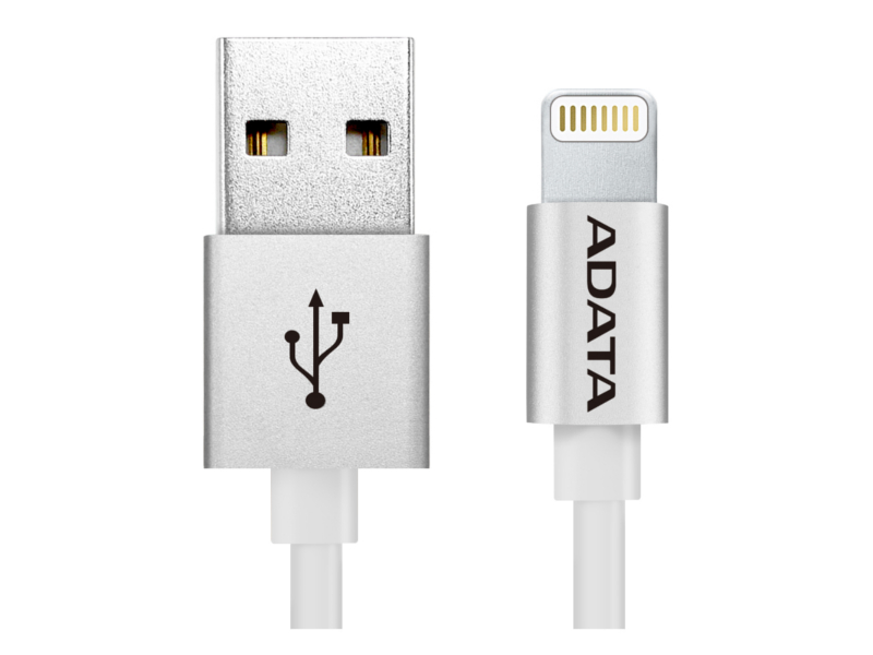 A-Data Аксессуар A-Data Lightning to USB 1m AMFIAL-100CM-CSV Silver