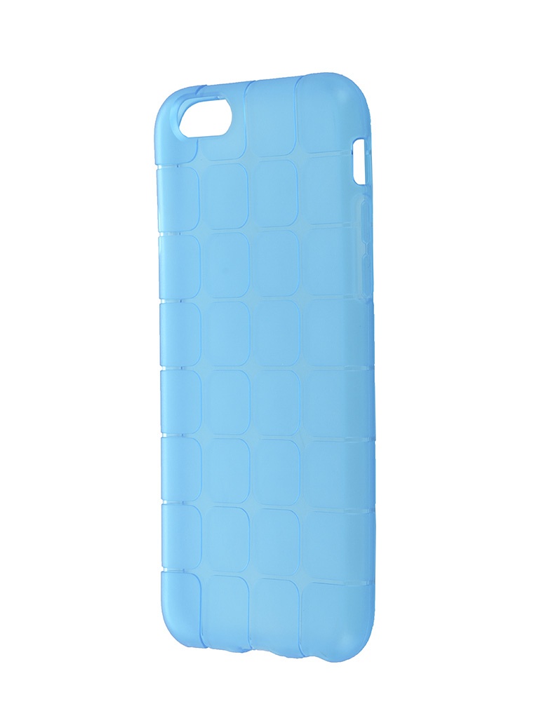  Аксессуар Чехол-накладка iPhone 6 / 6S BROSCO Blue IP6-MESH-TPU-BLUE