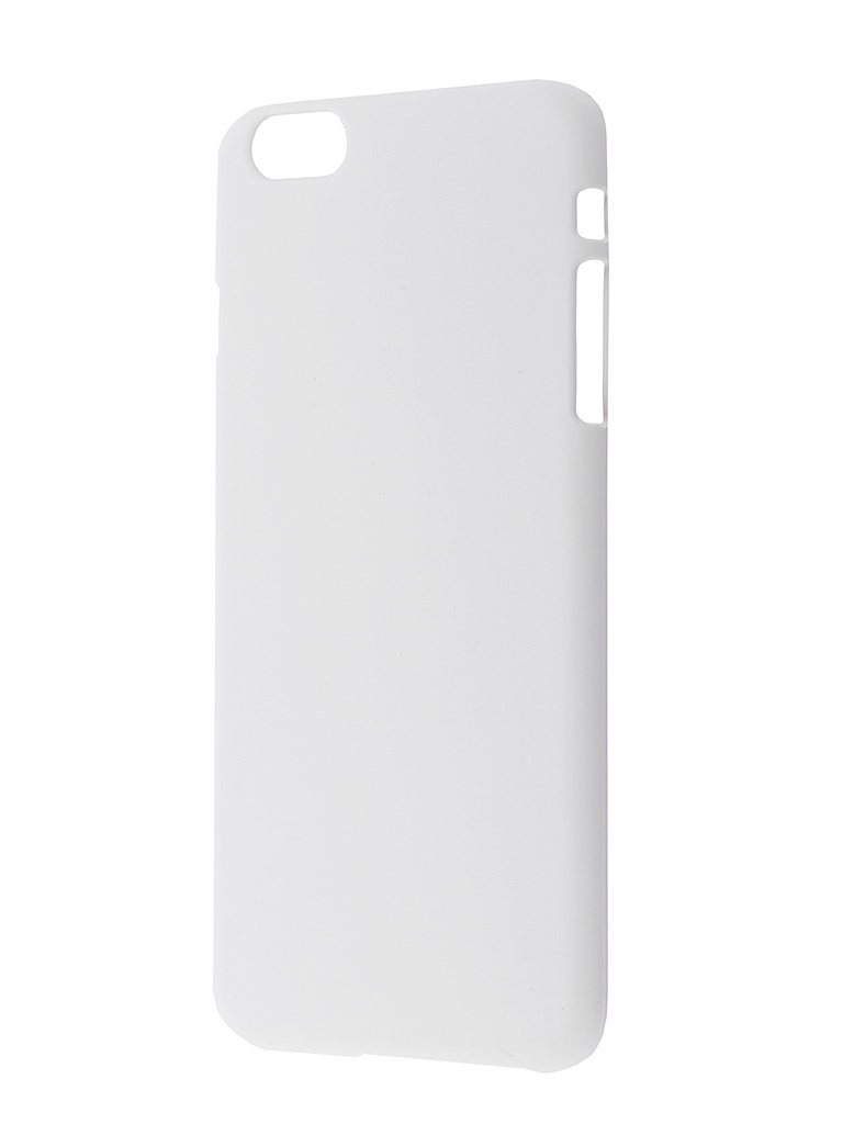  Аксессуар Чехол-накладка iPhone 6 Plus BROSCO Softtouch White IP6P-SOFTTOUCH-WHITE