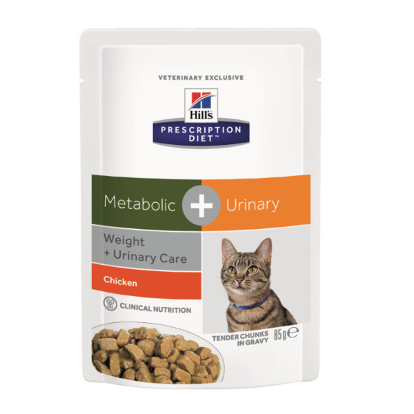  Корм Hills Metabolic + Urinary Диета для коррекции веса 85g 10048 для кошек