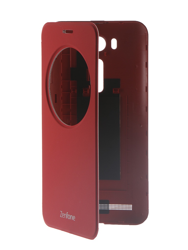 Asus Аксессуар Чехол ASUS ZenFone 2 Laser ZE500KL/ZE500KG View Flip Cover Red 90AC00G0-BCV003