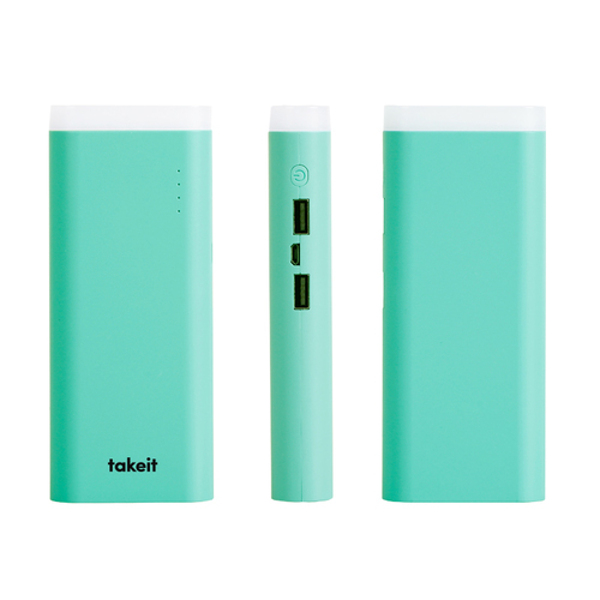  Аккумулятор Takeit Lighty 10000 mAh TKTPBAL10000GRN Green