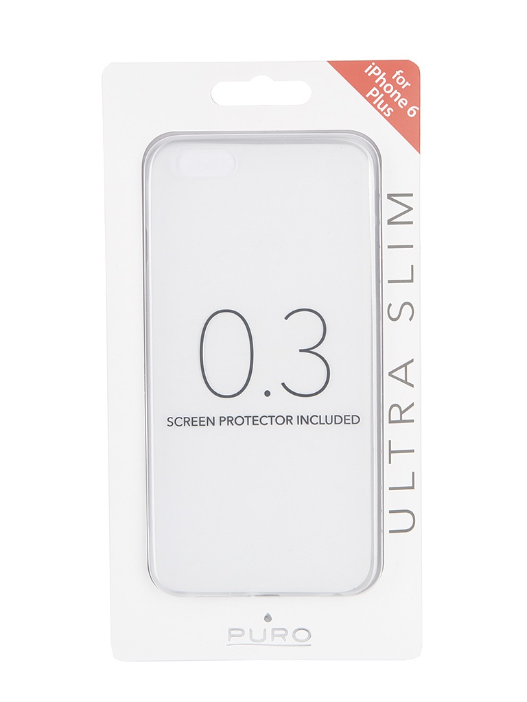 Puro Аксессуар Чехол PURO Ultra-Slim 0.3 для APPLE iPhone 6 Plus Transparent IPC65503TR
