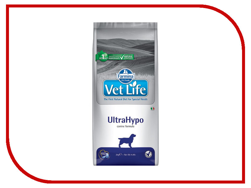 Корм Farmina Vet Life Ultrahypo диета 12kg для собак 25449