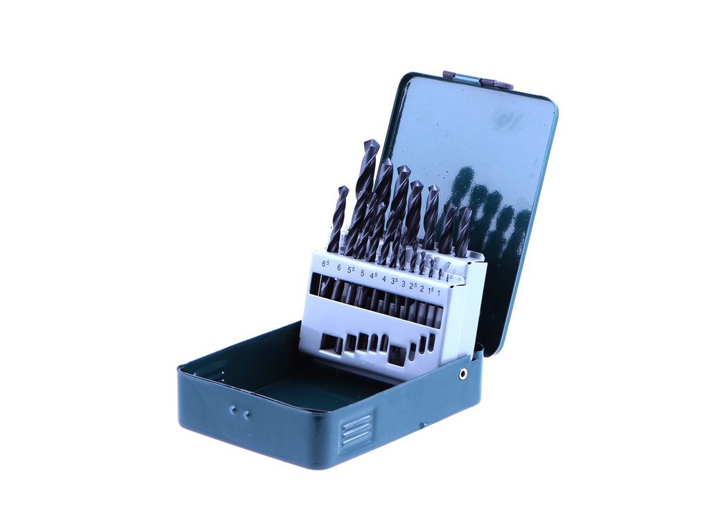 фото Набор сверл bosch по металлу hss-r promoline 1-10mm 19шт 2607019435
