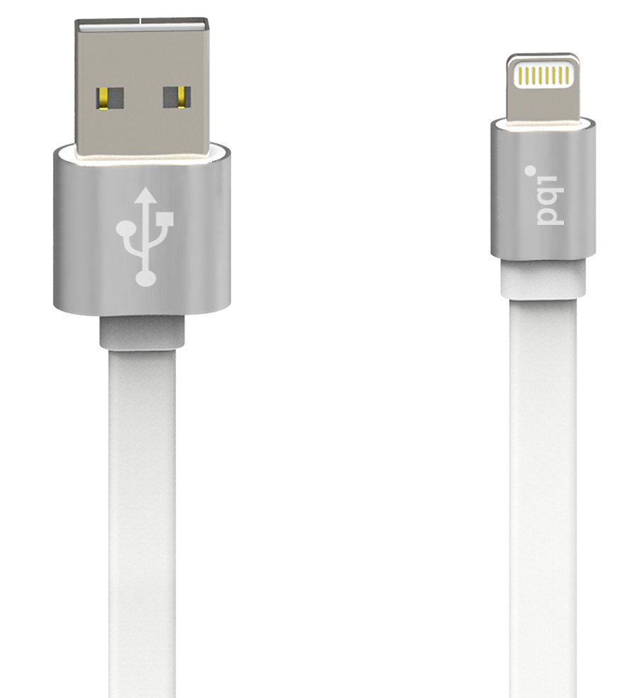 PQI Аксессуар PQI USB to Lightning 100cm for iPhone/iPad/iPod Silver 6ZC190701R001A