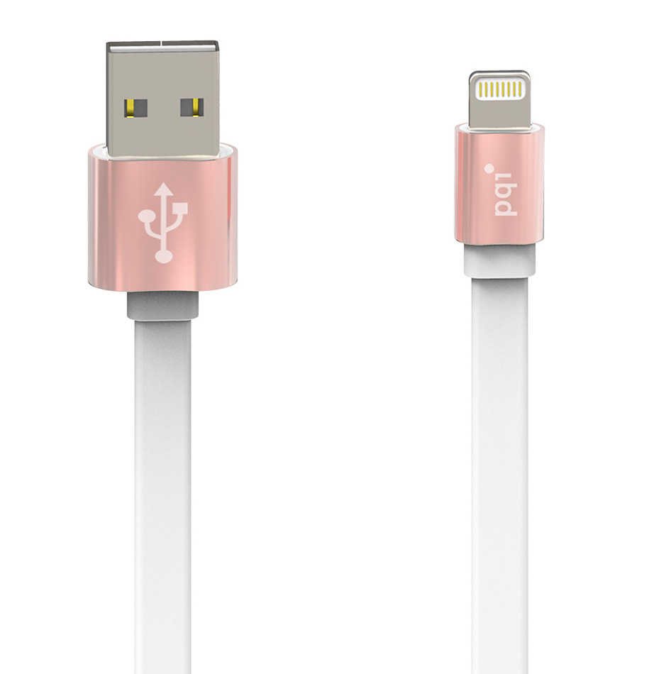 PQI Аксессуар PQI USB to Lightning 100cm for iPhone/iPad/iPod Pink-Gold 6ZC190701R004A