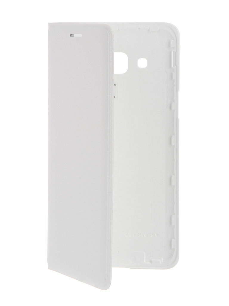 Samsung Аксессуар Чехол Samsung Galaxy J3 2016 Flip Wallet White EF-WJ320PWEGRU