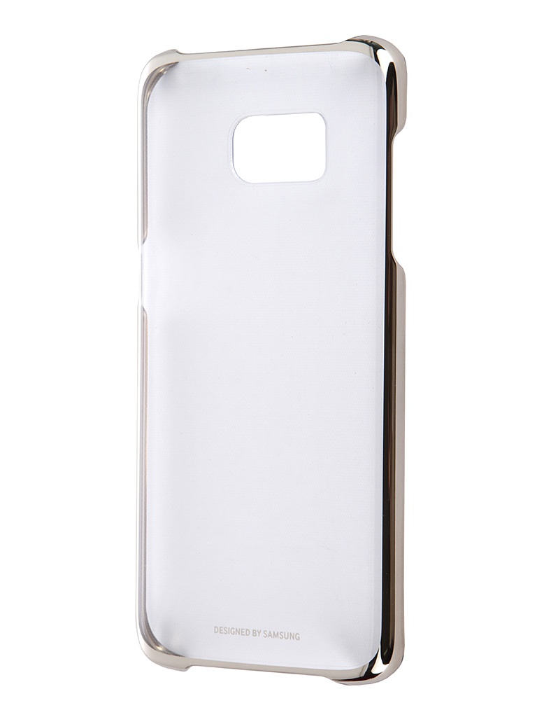 Samsung Аксессуар Чехол Samsung Galaxy S7 Edge Clear Cover Gold EF-QG935CFEGRU