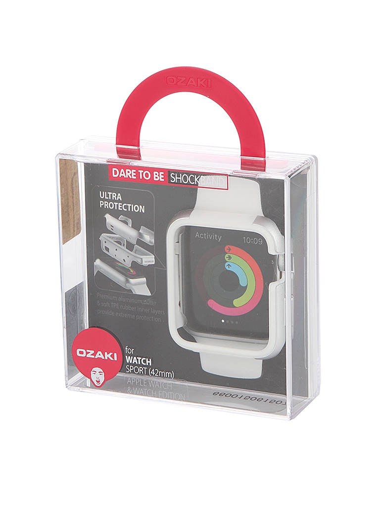 Ozaki Аксессуар Чехол APPLE Watch Sport 42mm Ozaki White OC660WH