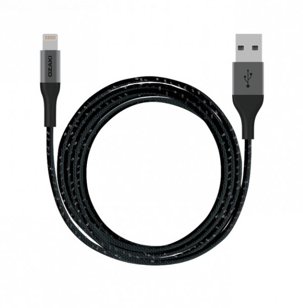 Ozaki Аксессуар Ozaki USB - Lightning T-Cable L200 2m Black OT223ABK