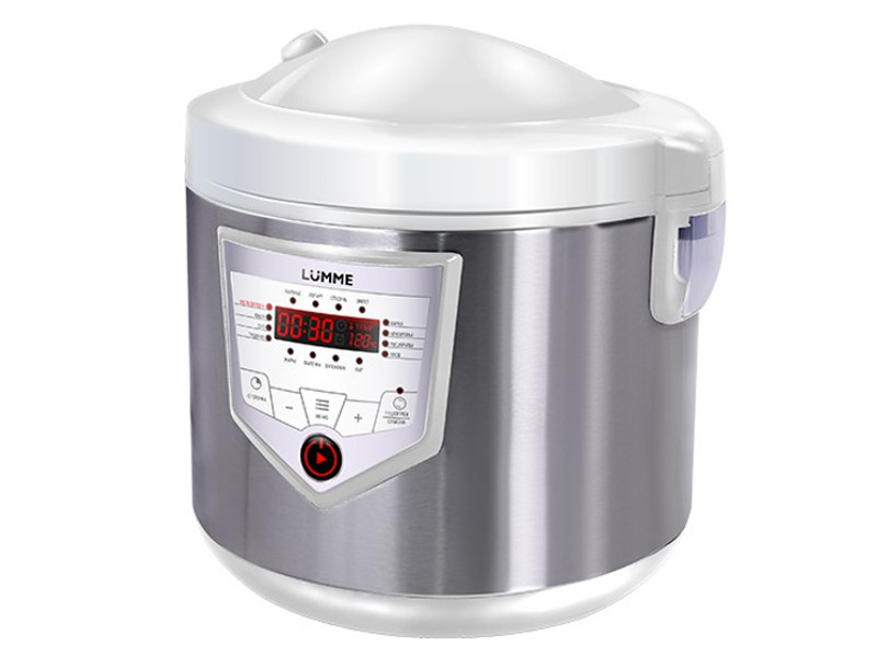  Мультиварка Lumme LU-1446 CHEF PRO White-Steel